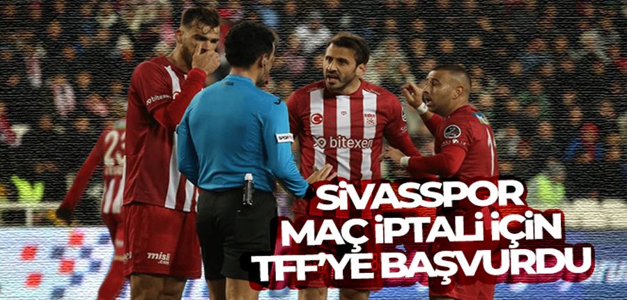Sivasspor, Galatasaray maçının tekrarı için TFF