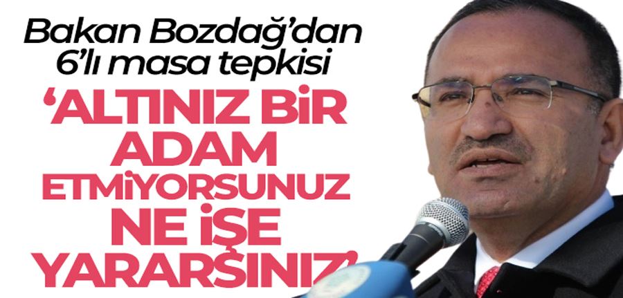 Adalet Bakanı Bozdağ: 