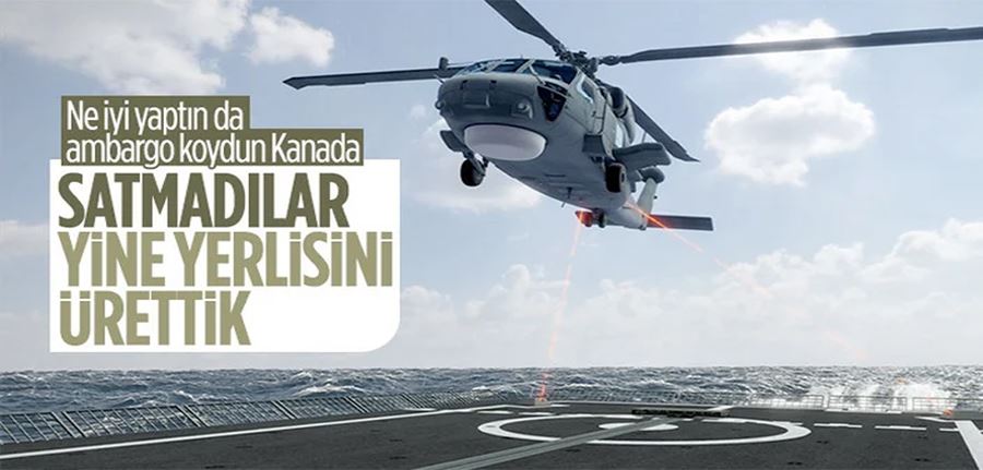 Helikopter Yakalama ve Transfer Sistemi yerli sanayide tasarlandı