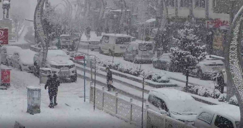 Hakkari’de lapa lapa kar yağışı: 92 yerleşim yerinin yolu kapandı
