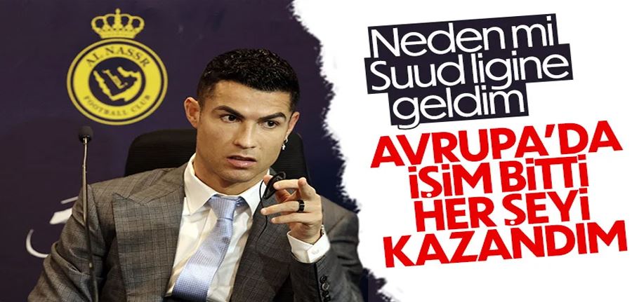 Cristiano Ronaldo, görkemli törenle Al Nassr