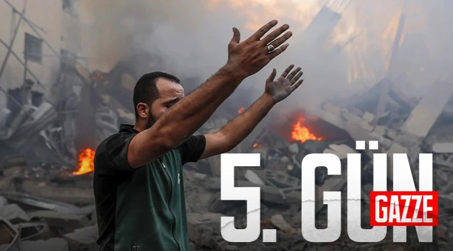 İsrail-Hamas çatışmasında 5. gün! İşte Gazze