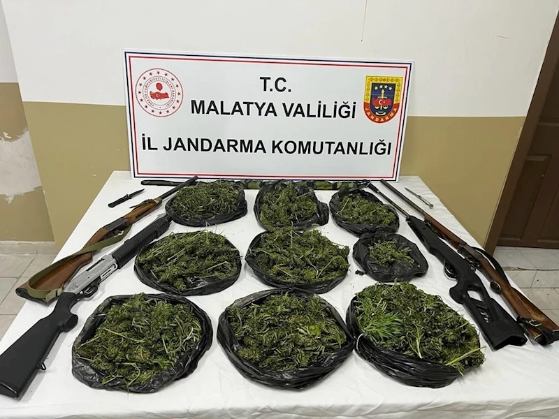 Malatya’da 5 kilo 600 gram kubar esrar ele geçirildi
