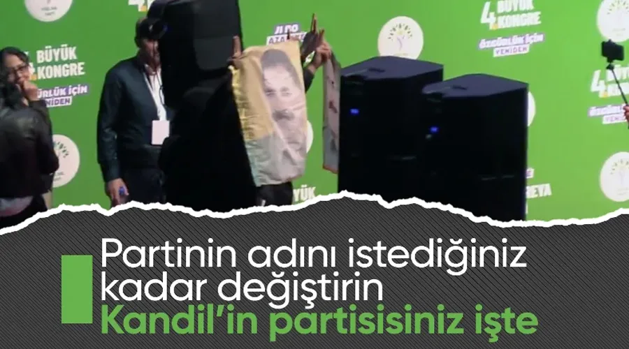 HDP kongresinde Abdullah Öcalan