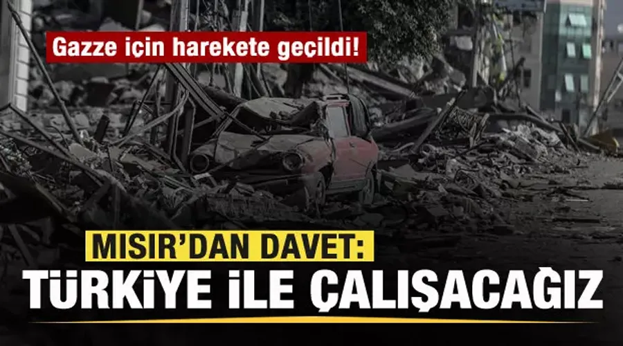 Gazze için harekete geçildi! Mısır