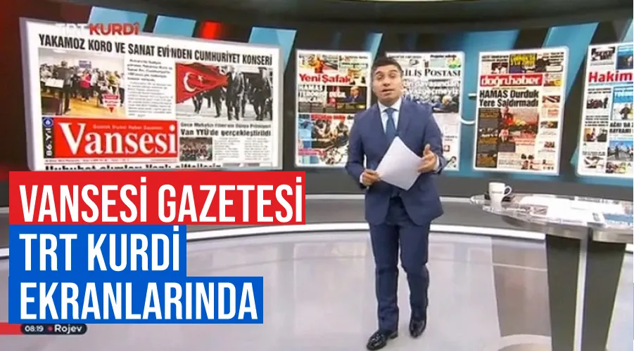 Vansesi Gazetesi TRT Kurdi ekranlarında
