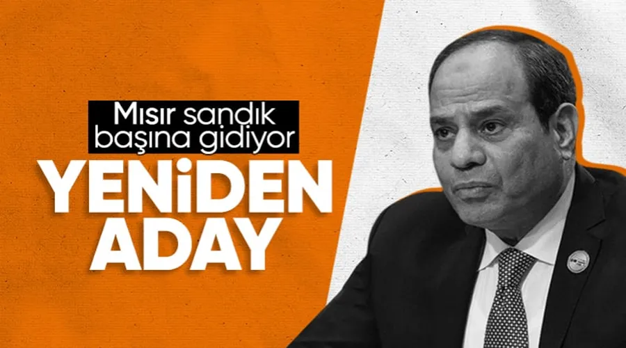 Mısır Cumhurbaşkanı Sisi cumhurbaşkanlığı seçimlerinde yeniden aday