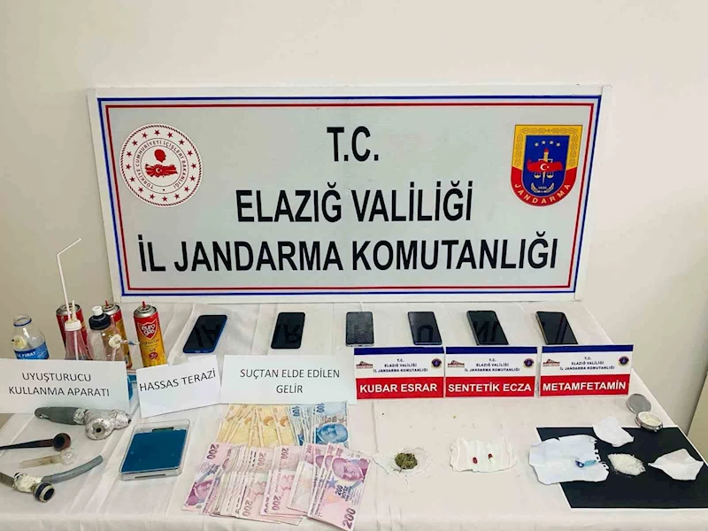 Elazığ’da uyuşturucu operasyonu: 6 gözaltı
