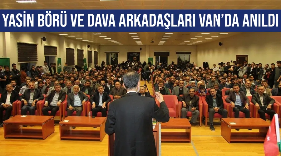 Yasin Börü ve dava arkadaşları Van’da anıldı