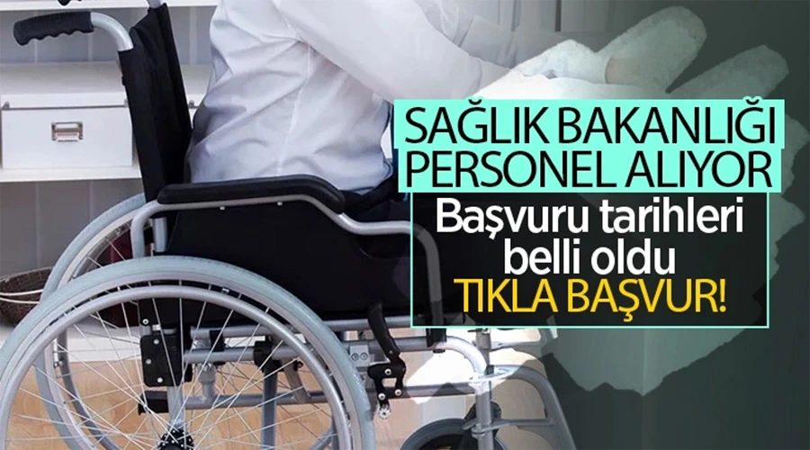 Sağlık Bakanlığı personel alımına çıktı: Başvurular başladı