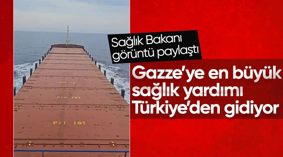 Fahrettin Koca paylaştı! Gazze