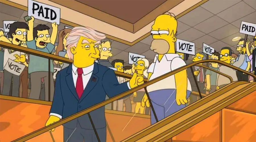 Simpsonlar, Trump