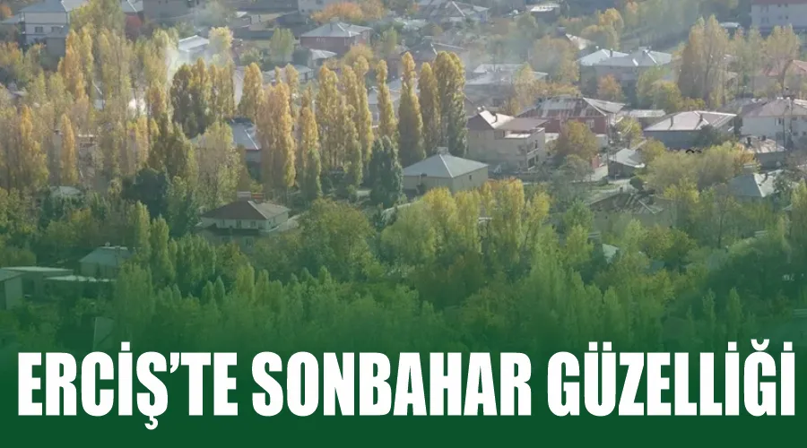 Erciş’te sonbahar güzelliği