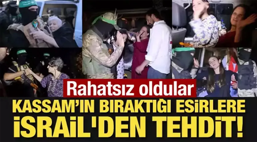 Rahatsız oldular! Kassam’ın bıraktığı esirlere İsrail