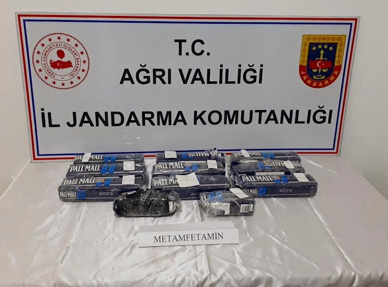 Ağrı’da 10 kilo 232 gram metamfetamin ele geçirildi
