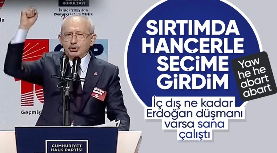 Kemal Kılıçdaroğlu: Sırtımdaki hançerlerle seçime girmek zorunda kaldım