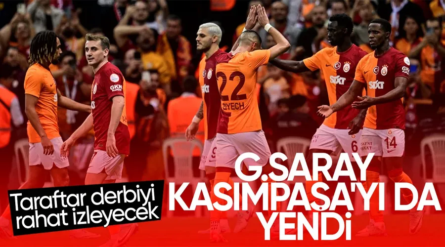 Galatasaray evinde Kasımpaşa