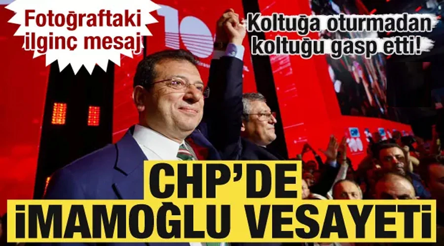 Koltuğa oturmadan koltuğu gasp etti! CHP