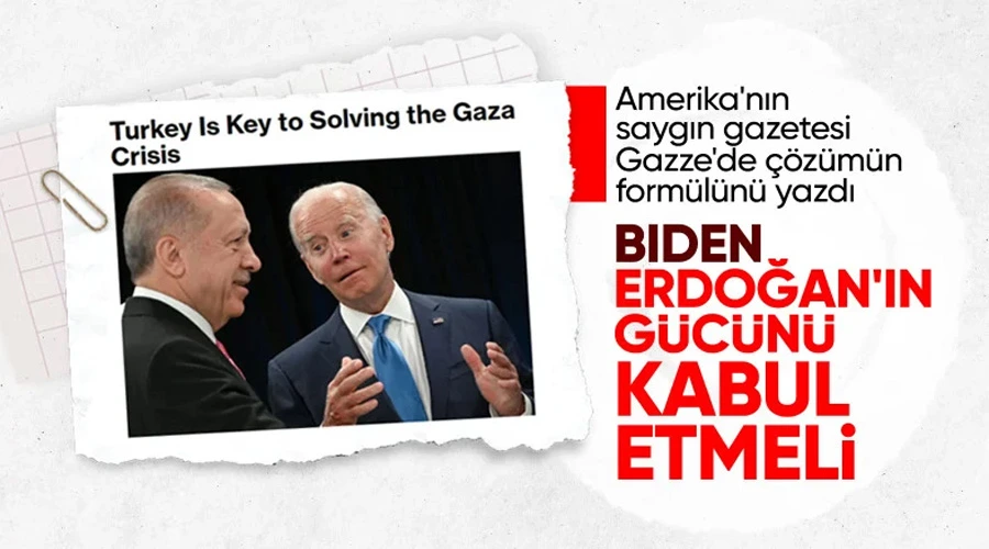 Bloomberg: Gazze krizini Türkiye çözer