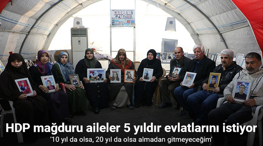 HDP mağduru aileler 5 yıldır evlatlarını istiyor 