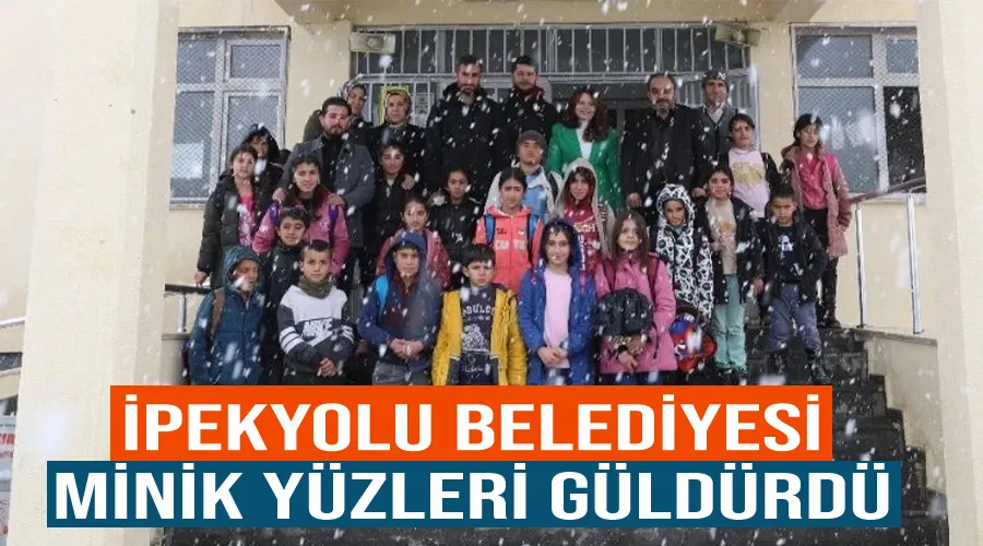 İpekyolu Belediyesi minik yüzleri güldürdü