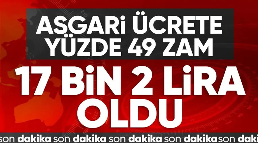 Milyonların beklediği haber! 2024 yılı asgari ücreti belli oldu