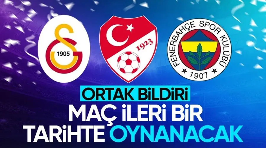 TFF, Galatasaray ve Fenerbahçe