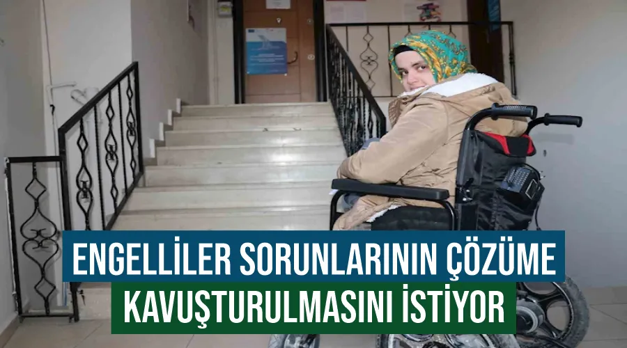 Vanlı engelliler sorunlarının çözüme kavuşturulmasını istiyor