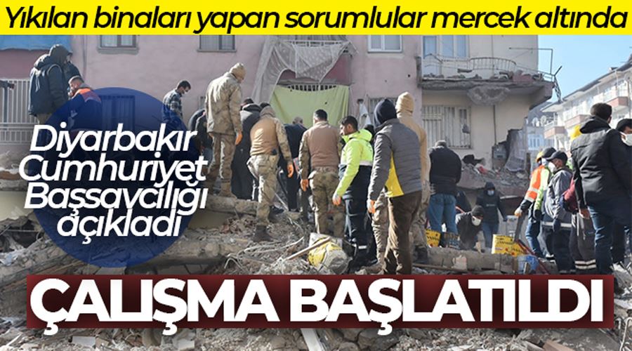 Yıkılan binaları yapan sorumlular mercek altına alındı