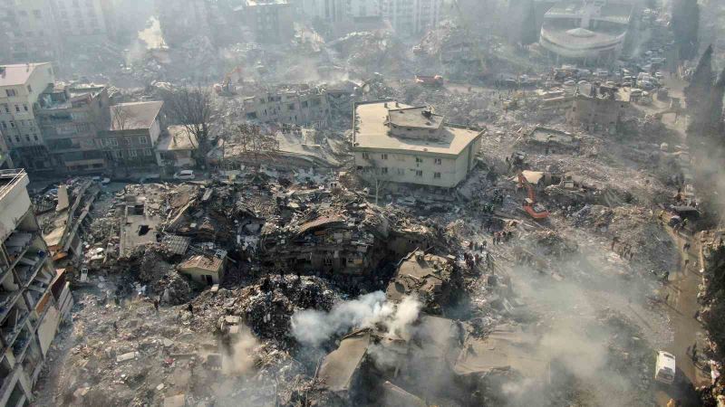 Depremde 6’ncı gün: Kahramanmaraş’ta son durum havadan görüntülendi
