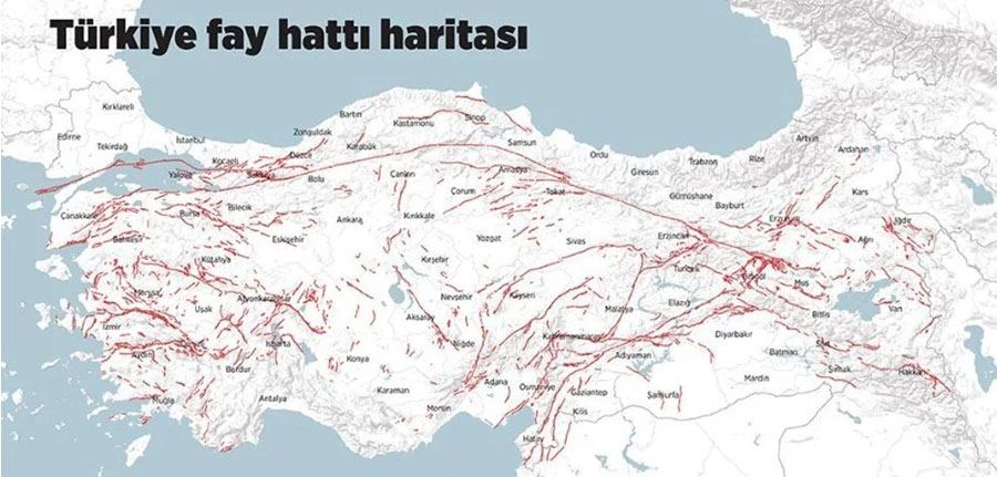 Doğu Anadolu fay hattı hangi şehirlerden geçiyor? Evimin altından fay hattı geçiyor mu? (AFAD fay hattı sorgulama)