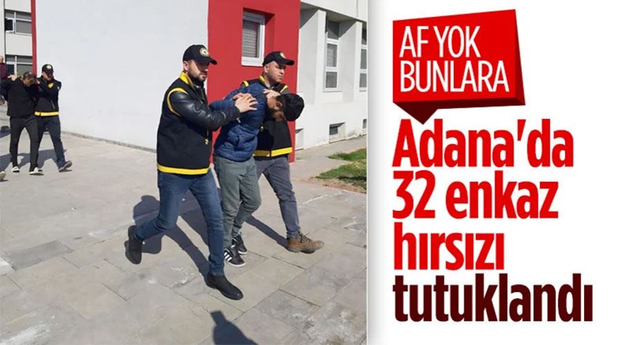 Depremden sonra türeyen enkaz hırsızlarından 32 tanesi tutuklandı