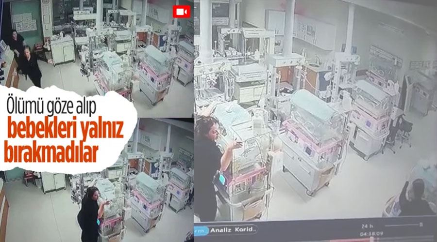 Yenidoğan bakım ünitesinde deprem paniği yaşandı, Gaziantep