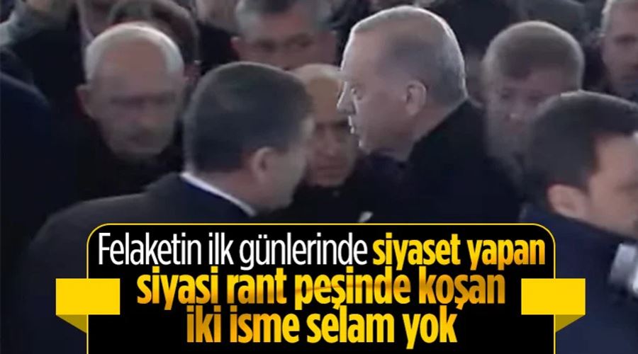 Cumhurbaşkanı Erdoğan, Ahmet Davutoğlu ve Kemal Kılıçdaroğlu