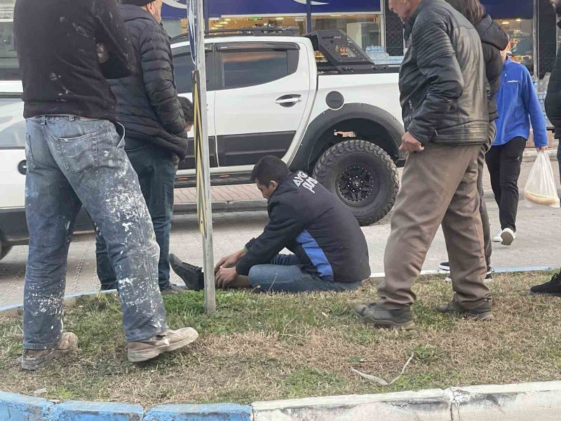 Gazipaşa’da otomobille motosiklet çarpıştı: 1 yaralı
