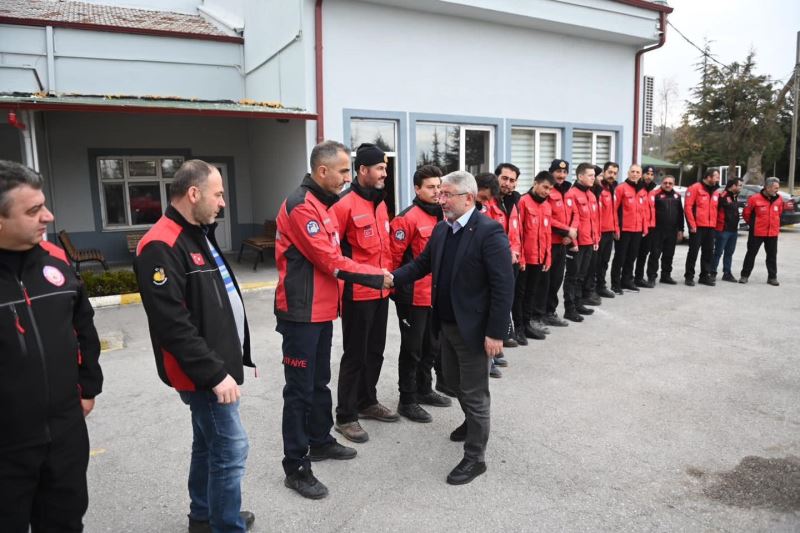 Afet bölgesine giden arama kurtarma ekibi Çorum’a döndü
