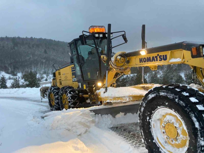 Karabük’te 21 köy yolu ulaşıma kapalı
