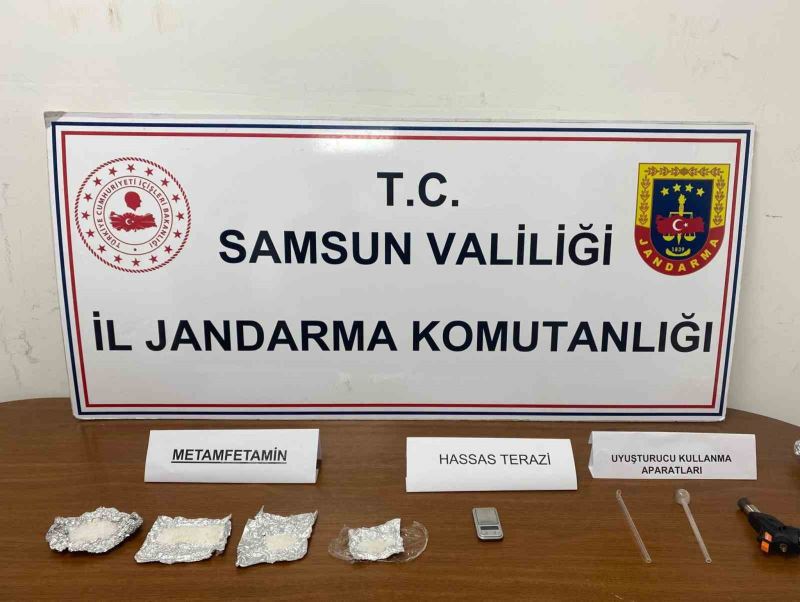 Samsun’da uyuşturucuyla yakalanan şahıs gözaltına alındı
