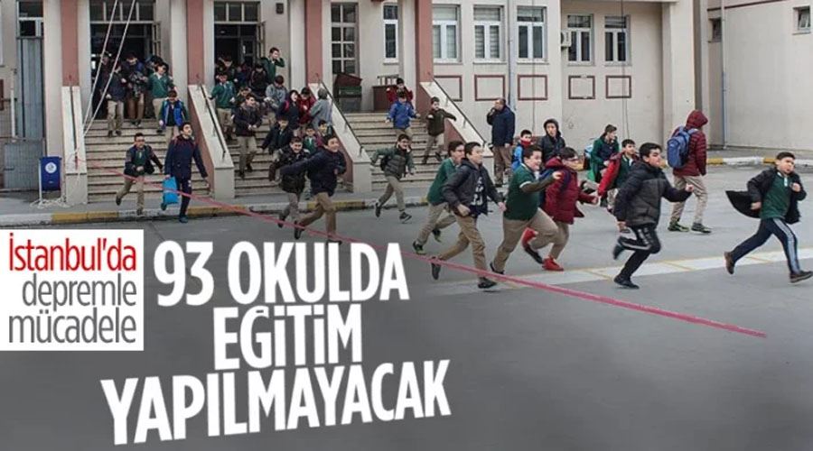 İstanbul’da depreme karşı riskli bulunan okullar görüntülendi