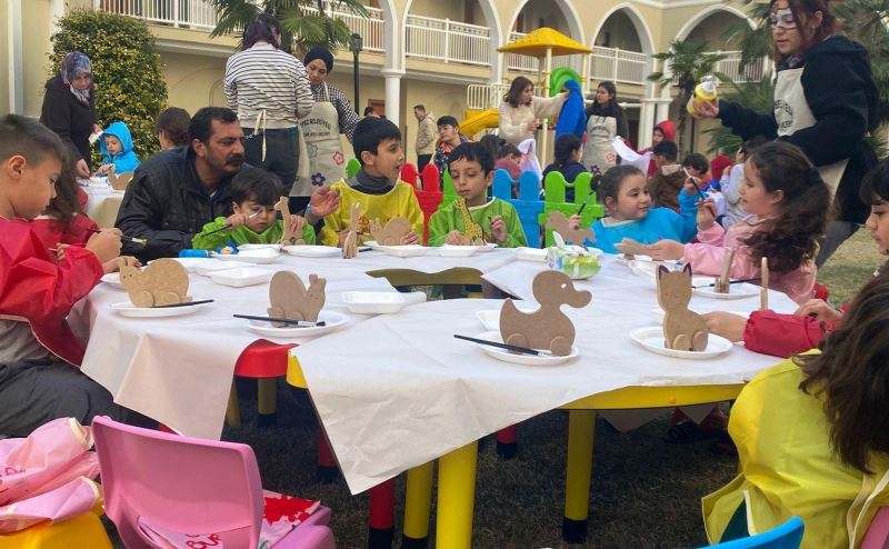 Kepez’den depremzede çocuklara atölye çalışması
