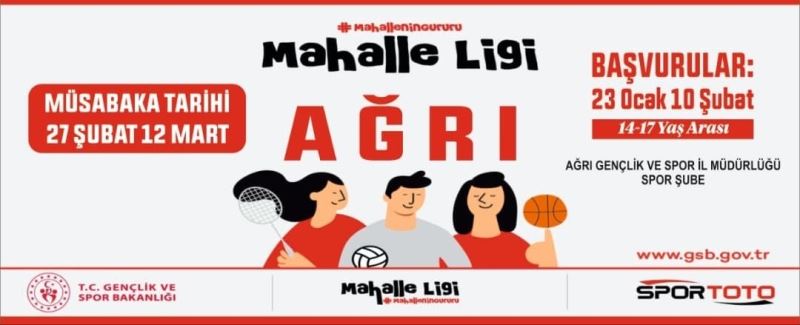 Ağrı’da Mahalle Ligi heyecanı yaşanacak
