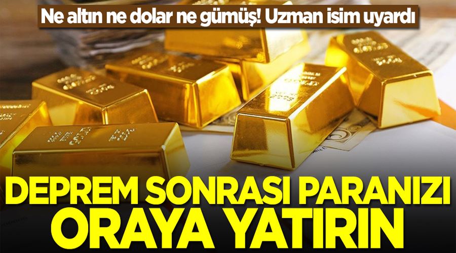 Ne altın ne dolar ne gümüş! Ramazan Kurtoğlu uyardı: Deprem sonrası paranızı basın