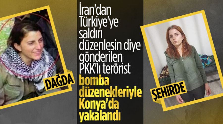 İçişleri Bakanlığı açıkladı! Eylem hazırlığındaki kadın terörist, Konya