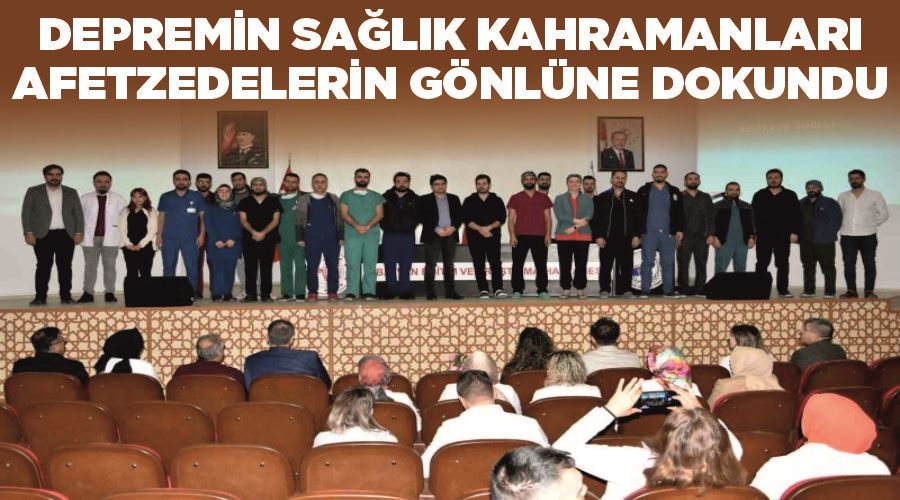 Depremin sağlık kahramanları afetzedelerin gönlüne dokundu