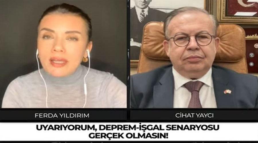 Cihat Yaycı, Sinsi bir oyun var! Uyarıyorum ! Deprem İşgal senaryosunun ortasındayız