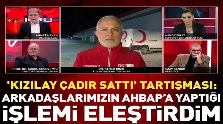 Kızılay Başkanı Kınık CNN Türk