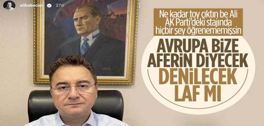 DEVA Partisi Lideri Ali Babacan