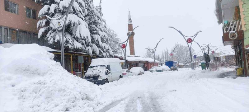 Çukurca’da kar kalınlığı 50 santimetreyi geçti
