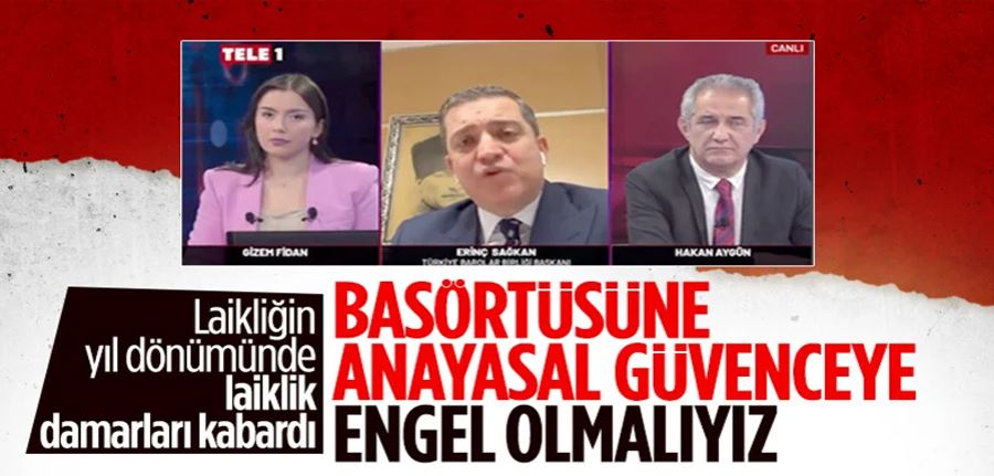 Türkiye Barolar Birliği Başkanı Erinç Sağkan: Başörtüsü düzenlemesi laikliğe aykırı