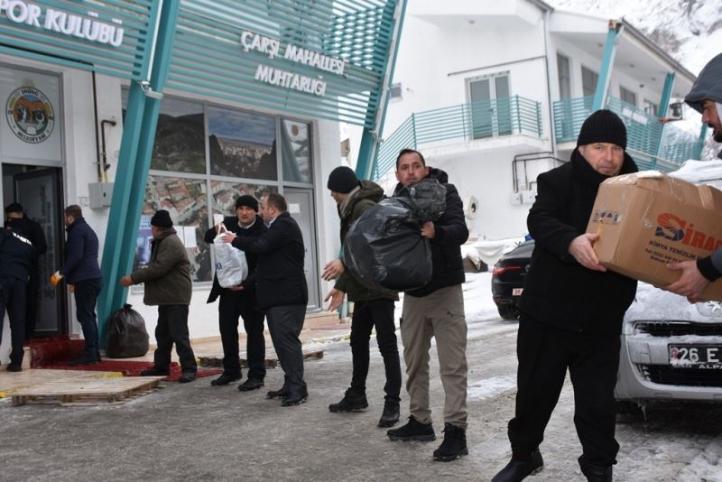 İnönü depremzedeler için seferber oldu
